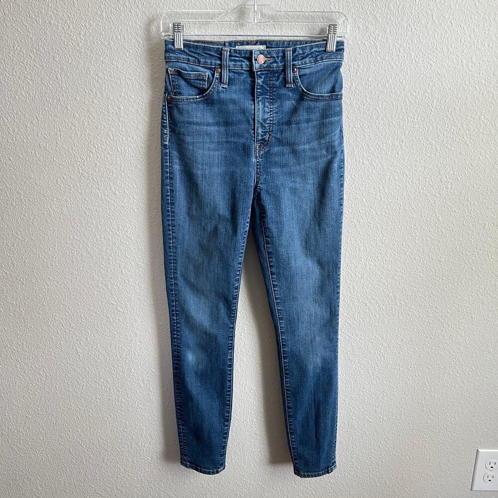 Madewell Curvy High Rise Skinny Jeans Women's 27 Moreaux Medium Wash Stretch